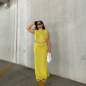 na-kd maxi skirt set